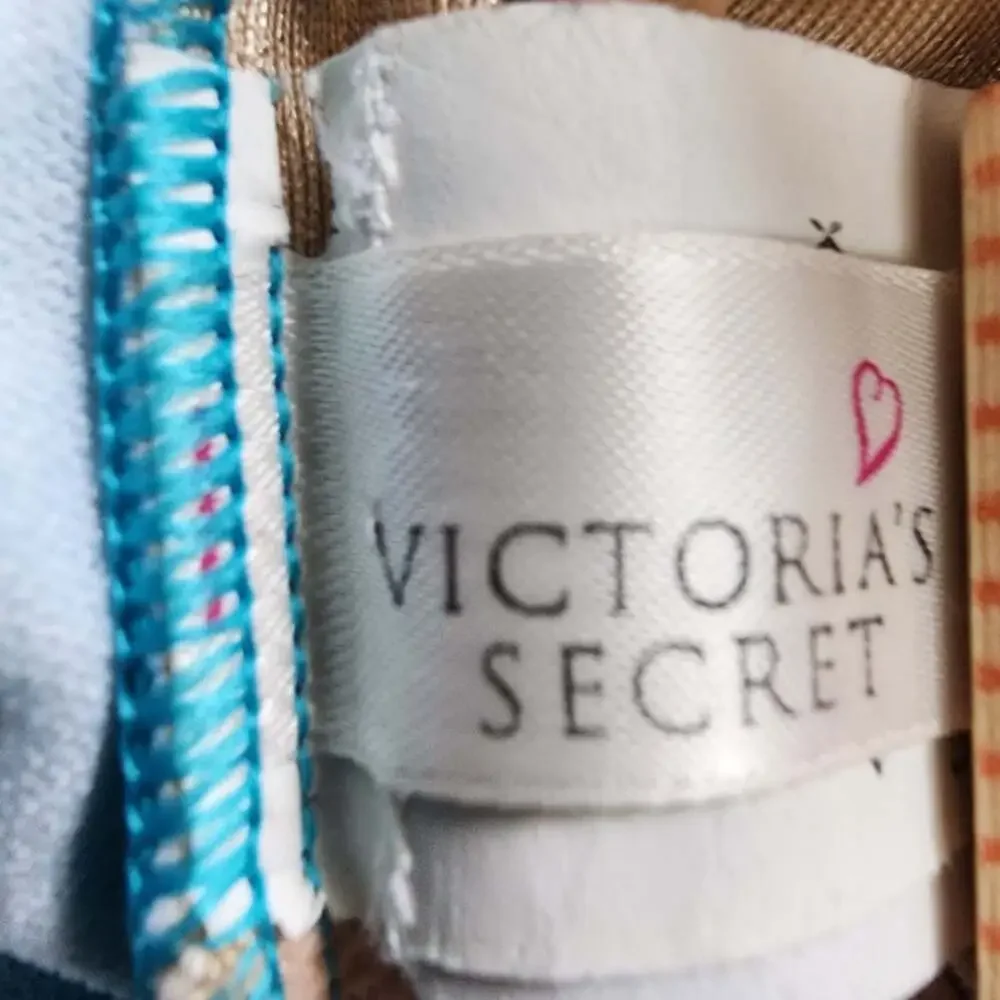 Victoria's Secret Vintage Blue One-Piece Swimsuit‎ with Heart Hardware Size 8